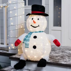 Joiedomi Collapsible LED Light Up Snowman Decoration 30in 11 Joiedomi Collapsible LED Light Up Snowman Decoration 30in -Christmas Ornaments Sales Store Collapsible Snowman LED Yard Light for Christmas 30in 3 600x600 1