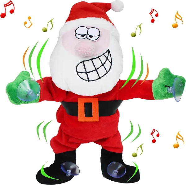 Joyin Dancing Santa Claus Window Cling 4 Joyin Dancing Santa Claus Window Cling - Image 2