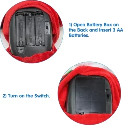 Joyin Dancing Santa Claus Window Cling 10 Joyin Dancing Santa Claus Window Cling -Christmas Ornaments Sales Store Dancing Santa Claus Window Cling 4 result 600x610 1