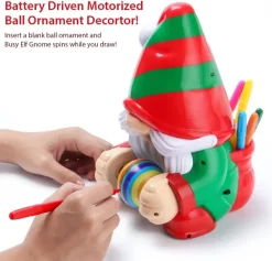 Klever Kits Elf Gnome DIY Christmas Ball Ornaments Arts And Crafts Set -Christmas Ornaments Sales Store Elf Gnome Ball Ornament Decorator KLEVER KITS 4 result 600x576 1