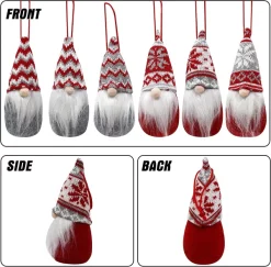 Joyin Gnome Christmas Tree Topper, 1 Pc + Gnome Ornaments Set Of 6 -Christmas Ornaments Sales Store Gnome Christmas Tree Topper 1 Pc Gnome Ornaments Set of 6 3 result 600x591 1