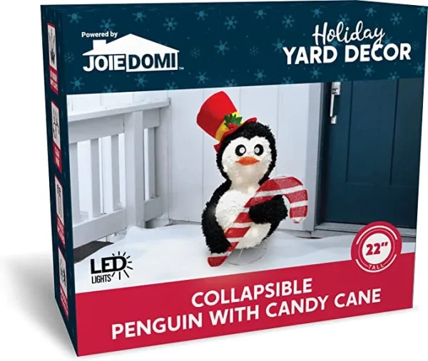 Joiedomi LED Collapsible Penguin Christmas Decorations 22in 8 Joiedomi LED Collapsible Penguin Christmas Decorations 22in - Image 6