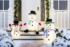 Joiedomi LED Collapsible Snowman Christmas Yard Light 22in 13 Joiedomi LED Collapsible Snowman Christmas Yard Light 22in -Christmas Ornaments Sales Store LED Yard Lights Collapsible Snowman 22in 2 600x400 1