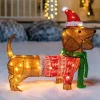 Joiedomi 2ft LED Dog Christmas Decoration -Christmas Ornaments Sales Store LED Yard Lights Tinsel Wiener Dog 2ft 6 600x600 1