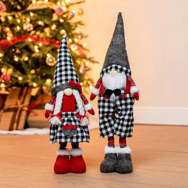 Joyin Long Leg Standing Gnome Couple(Black Buffalo) 23in 7 Joyin Long Leg Standing Gnome Couple(Black Buffalo) 23in - Image 5