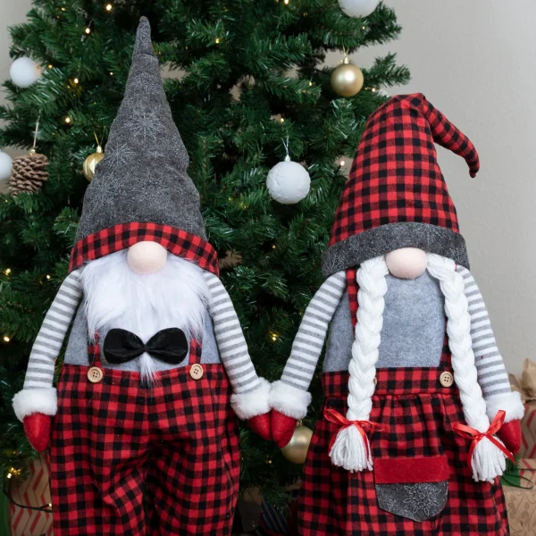 Joyin Long Leg Standing Gnome Couple(Red Buffalo) 40in 6 Joyin Long Leg Standing Gnome Couple(Red Buffalo) 40in - Image 4