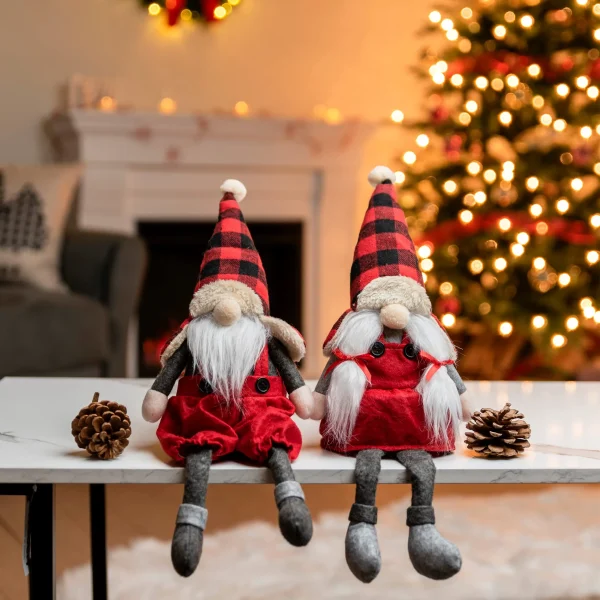 Joyin Nordic Style Christmas Gnome Couple 5 Joyin Nordic Style Christmas Gnome Couple - Image 3