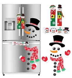 Joyin Snowman Handle Covers And Magnets Kitchen Christmas Decor