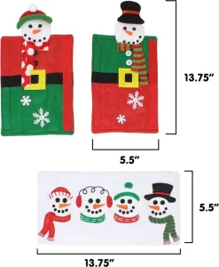 Joyin Snowman Handle Covers And Magnets Kitchen Christmas Decor -Christmas Ornaments Sales Store Refrigerator Magnets amp 3 Handle Covers Snowman 5 result 600x729 1