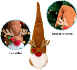 Joyin Reindeer Couple Gnome -Christmas Ornaments Sales Store Reindeer Couple Gnome 5 result 600x547 1