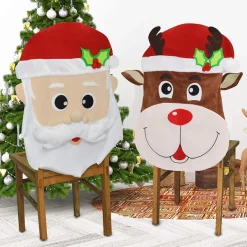Joyin Santa & Dear Decorative Dining Room Chair Covers