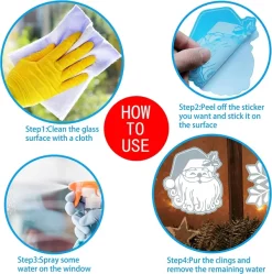 Joyin 243pcs Christmas Snowflake Window Clings 8 Sheets -Christmas Ornaments Sales Store Snowflakes Window Clings 243 Pcs 6 result 600x605 1