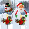Joiedomi 2pcs Snowman And Santa LED Christmas Solar Stake Lights 2 Joiedomi 2pcs Snowman And Santa LED Christmas Solar Stake Lights -Christmas Ornaments Sales Store Snowman Santa Yard Stake Light 5 result 600x600 1