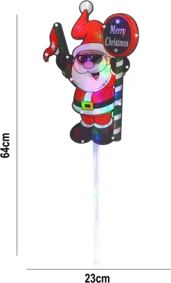 Joyin Tall Christmas Lighted Santa Claus With Merry Christmas Sign 25in -Christmas Ornaments Sales Store Tall Christmas Lighted Santa Claus with Merry Christmas Sign 25in 3 result 600x992 1