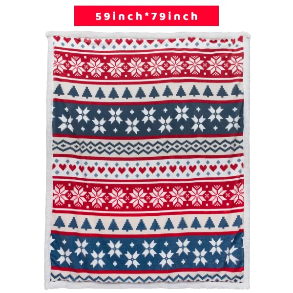 Joyin Twin Size Cozy Fleece Christmas Throw Blanket 8 Joyin Twin Size Cozy Fleece Christmas Throw Blanket - Image 6