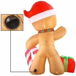 Joiedomi 8ft Christmas Inflatable Gingerbread Man Yard Décor -Christmas Ornaments Sales Store ginger 3 11da487a 0cbf 4993 a28a e95933d466fd 600x601 1